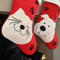 Luxury Deluxe Personalised Pet Christmas Stocking | Dog or Cat Stockings for Christmas