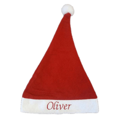 Personalised Embroidered Christmas Red & White Xmas Hat - Personalised Christmas